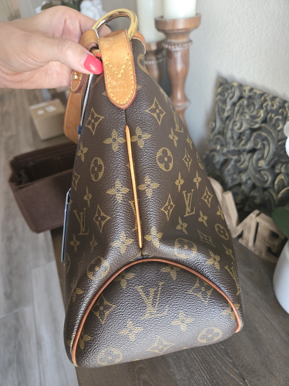 Available--Authentic Louis Vuitton Delightful PM Monogram Shoulder Brown and Tan - Picture 15 of 16